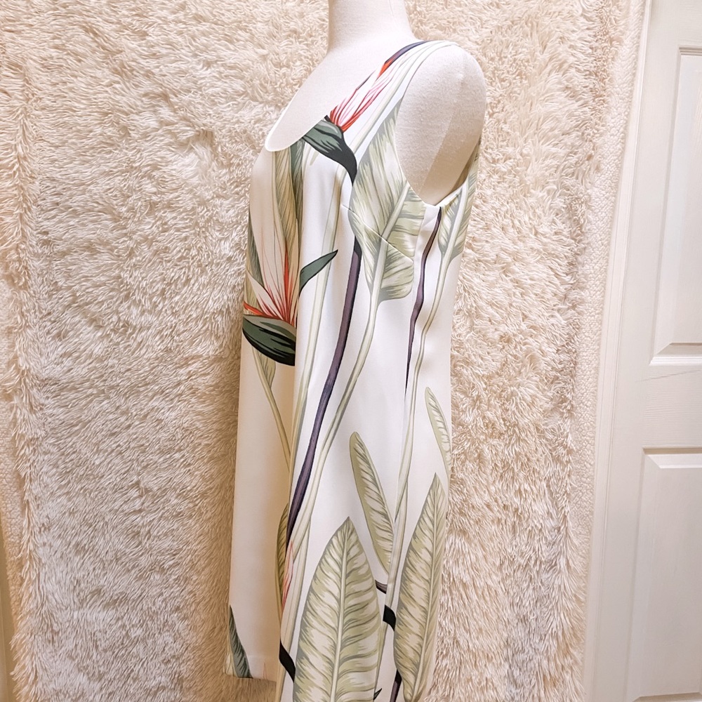 Ann Taylor shift dress in white.